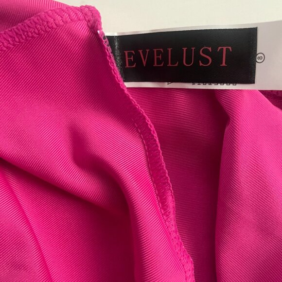 Metallic Hot Pink Rave Bikini Set - Picture 9 of 11